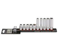 Fits SONIC 201002 Sockets set 1/4; 3/8" 201002 Sockets set 10 pcs, socket / dri