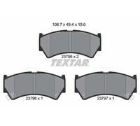 FITS SUZUKI BALENO 1.3 BRAKE PAD SET, DISC BRAKE 2379501 TEXTAR