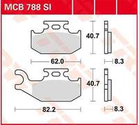 TRW MCB788SI Brake pad set