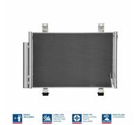 FITS SUZUKI SWIFT III 1.3 4X4 CONDENSER, AIR CONDITIONING 940057 NISSENS