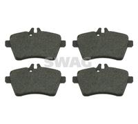 Fits SWAG 10 91 6536 Brake pads. Front b/sensor MB A-CLASS (W169) 04-12