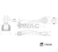 SWAG 33 10 4578 Suspension arm
