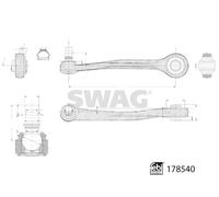 SWAG 33 10 4580 Suspension arm