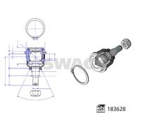 SWAG 33 10 9682 Ball Joint