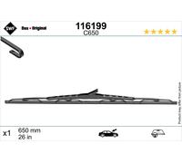 SWF Wiper Blade 116199 for Mazda 5 (CR) 2 2005-2010