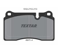 Brake Pads Full Set Of 4 Front 2021701 Textar Land Rover