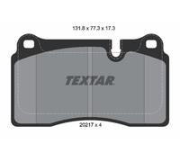 Fits TEXTAR 2021701 Brake Pad Set, disc brake OE REPLACEMENT