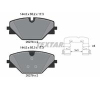 ✅Fits TEXTAR 2027801 Brake Pad Set, disc brake 2027801 Brake pads se ⭐UK Seller⭐