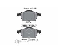 Fits TEXTAR 2067602 Brake Pad Set, disc brake 2067602 Brake pads set ⭐UK Stock⭐