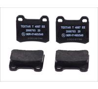 Textar 2068703 Rear Disc Brake Pad Set Fits Mercedes-Benz