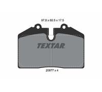TEXTAR 2087711 Brake pad set