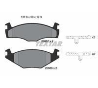 Fits TEXTAR 2088708 BRAKE PAD SET, DISC BRAKE DE Stock