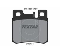 Fits TEXTAR 2119701 BRAKE PAD SET, DISC BRAKE DE Stock