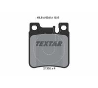 Textar Rear Pads fits Mercedes-Benz E-Class 124 SL S-Class C-Class CLK SLK