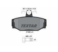 ✅Fits TEXTAR 2138501 BRAKE PAD SET, DISC BRAKE ⭐UK Seller⭐