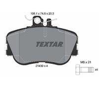 Fits TEXTAR 2143905 BRAKE PAD SET, DISC BRAKE