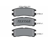 Fits TEXTAR 2170602 BRAKE PAD SET, DISC BRAKE DE Stock