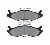 Textar Brake Pad Set 2182001 - Front Disc Brake