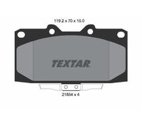 Fits TEXTAR 2185401 BRAKE PAD SET, DISC BRAKE