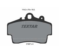 Fits TEXTAR 2193702 Brake Pad Set, disc brake DE stock
