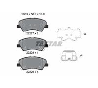 TEXTAR 2222701 Brake pad set