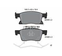 For Vauxhall Genuine OE Textar Brake Pads Full Set Of 4 Front 2234501