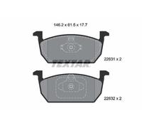 Fits TEXTAR 2263101 Brake Pad Set, disc brake DE Stock
