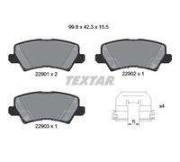 Fits TEXTAR 2290101 Brake Pad Set, disc brake 2290101 Brake pads set ⭐UK Stock⭐