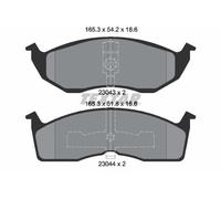 Fits TEXTAR 2304301 BRAKE PAD SET, DISC BRAKE DE Stock