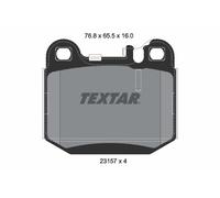 Fits TEXTAR 2315702 Brake Pad Set, disc brake OE REPLACEMENT