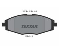 Textar 2324102 Front Disc Brake Pad Set Fits Chevrolet Daewoo