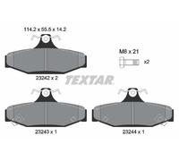 Fits TEXTAR 2324201 BRAKE PAD SET, DISC BRAKE