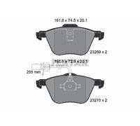 Fits TEXTAR 2326903 Brake Pad Set, disc brake DE stock