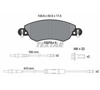 Fits TEXTAR 2327601 BRAKE PAD SET, DISC BRAKE DE Stock