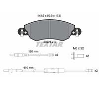 Fits TEXTAR 2327601 BRAKE PAD SET, DISC BRAKE UK Stock