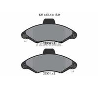 Fits TEXTAR 2330002 BRAKE PAD SET, DISC BRAKE DE Stock