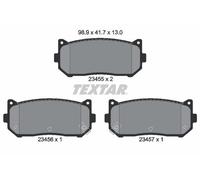 Fits TEXTAR 2345501 BRAKE PAD SET, DISC BRAKE DE Stock