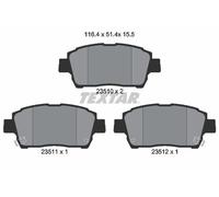 Fits TEXTAR 2351002 BRAKE PAD SET, DISC BRAKE DE Stock