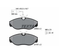 Fits TEXTAR 2360201 BRAKE PAD SET, DISC BRAKE
