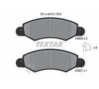Fits TEXTAR 2360501 BRAKE PAD SET, DISC BRAKE UK Stock