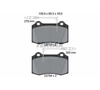 Fits TEXTAR 2375301 BRAKE PAD SET, DISC BRAKE ⭐UK Stock⭐