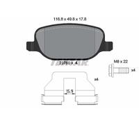 Fits TEXTAR 2376001 BRAKE PAD SET, DISC BRAKE DE Stock
