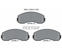 Fits TEXTAR 2378401 BRAKE PADS /RH/F/KIA K2500 2.5 03- UK Stock