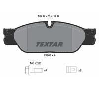 Fits TEXTAR 2390801 BRAKE PAD SET, DISC BRAKE UK Stock