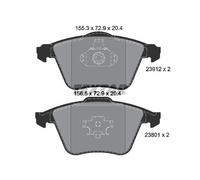 Fits TEXTAR 2391202 BRAKE PAD SET, DISC BRAKE UK Stock