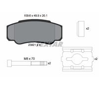 Fits TEXTAR 2392101 BRAKE PAD SET, DISC BRAKE