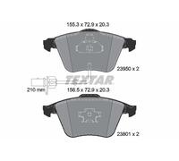 Fits TEXTAR 2395001 Brake Pad Set, disc brake DE stock