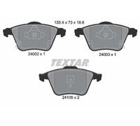 Fits TEXTAR 2400201 BRAKE PAD SET, DISC BRAKE DE Stock