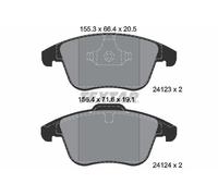 Fits TEXTAR 2412301 BRAKE PAD SET, DISC BRAKE DE Stock