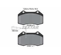 Fits TEXTAR 2416202 BRAKE PAD SET, DISC BRAKE ⭐UK Stock⭐